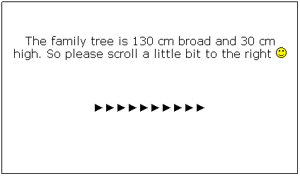 Textfeld: The family tree is 130 cm broad and 30 cm high. So please scroll a little bit to the right  
 
►►►►►►►►►►
 
